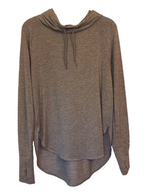Women’s Lightweight Hooded Long-Sleeve Top - Gray